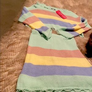 Crop top mini skirt.  Never worn tags still on